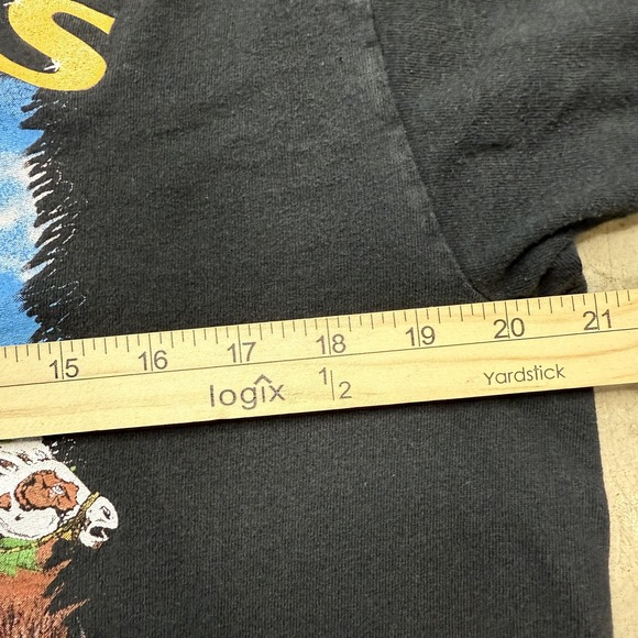 Vintage Sturgis Shirt Mens Large Black Chrome Specialties Rally 1993 90s - Picture 5 of 8